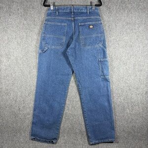 Y2K Dickies Relaxed Baggy Carpenter Jeans Dark Wash Mens Size 32x30 #1422